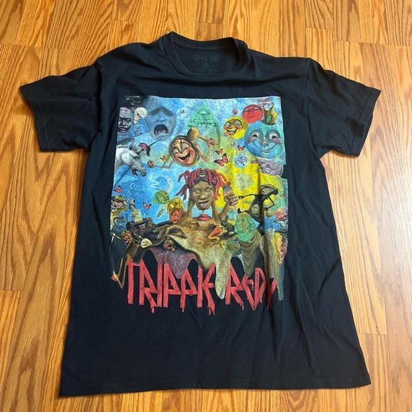 Trippie Redd Other - Trippie Redd Official Merch Life's A Trip Album Cover Rap Shirt Sz Medium Black